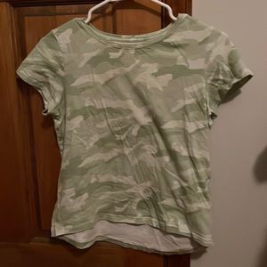 Camo tee shirt from old navy, size XL (14-16)